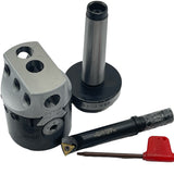 Indexing boring head set up kit Morse taper and accessories
