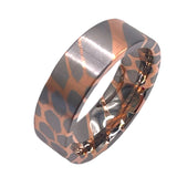 Superconductor cut in 45-degree angle in small and large filaments customizable ring core