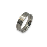 Stainless Steel Flat comfort ring cores 6 mm