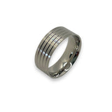 Stainless Steel Flat comfort ring cores 8 mm
