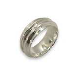Edgeless 3 inlay .925 Sterling Silver inlay ring cores