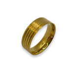 Brass Flat comfort ring core 8 mm