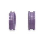 Purple inlay ceramic channel ring core 6mm, 8mm