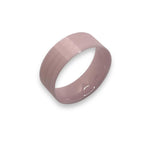 Pink Flat ceramic ring cores in 8 mm width