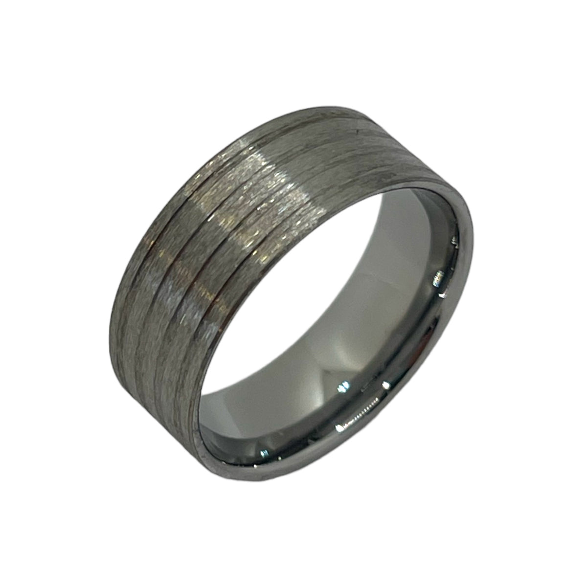 Flat Tungsten Comfort ring core 8mm, 10mm