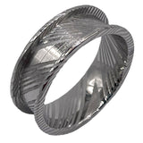 Stainless Damascus Channel ring core