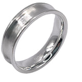 .925 Sterling Silver channel ring cores