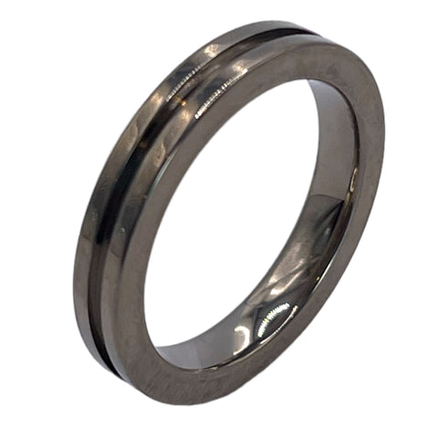 Narrow 4 mm titanium ring blanks ZBL- 1201B