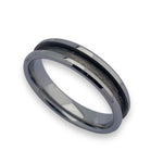 3mm inlay channel Tungsten ring cores - ringsupplies.com