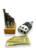 Indexing boring head set up kit Morse taper and accessories