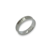 2 piece 6mm sterling silver ring core