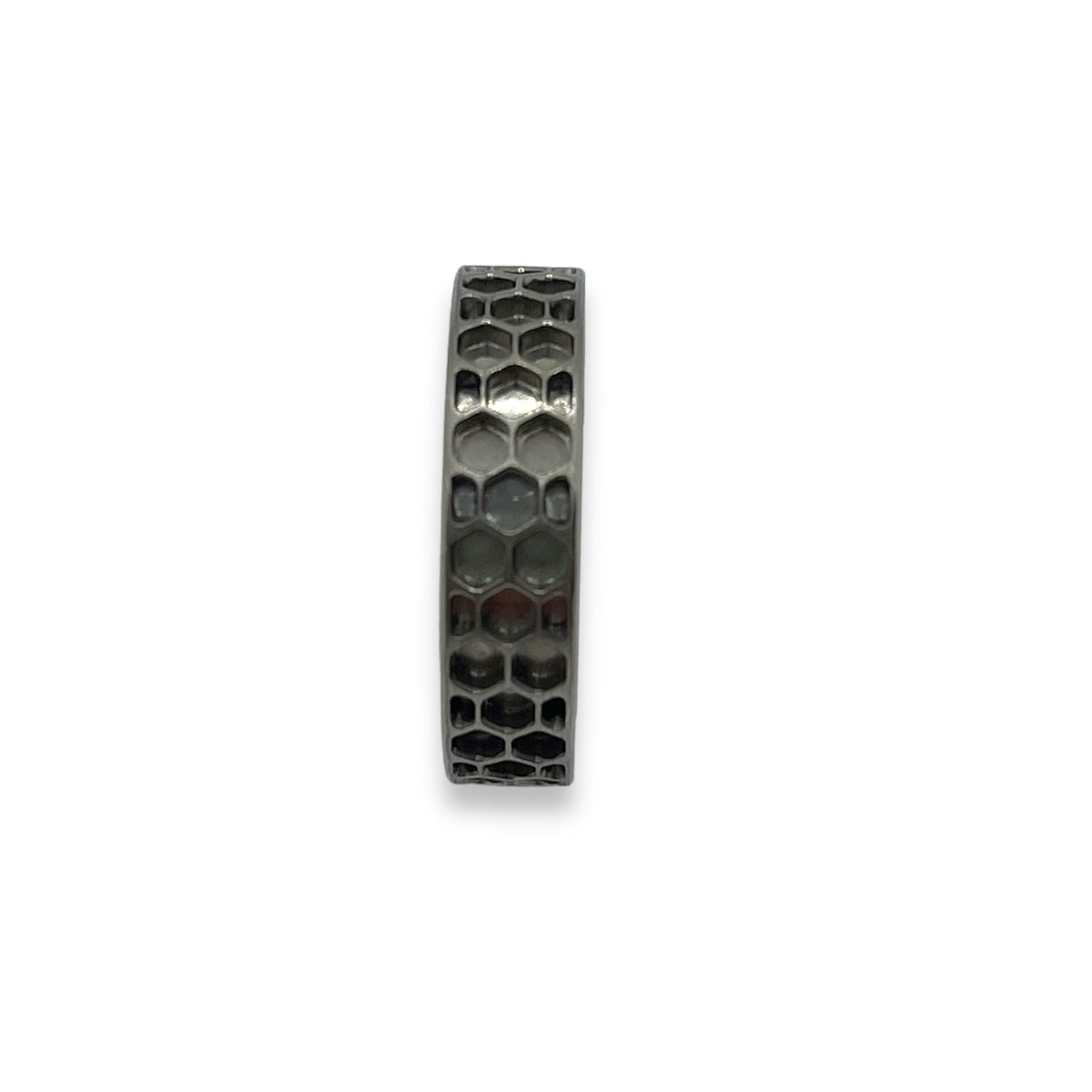 Gucci Diamantissima Wide Ring In Sterling Silver in Metallic for