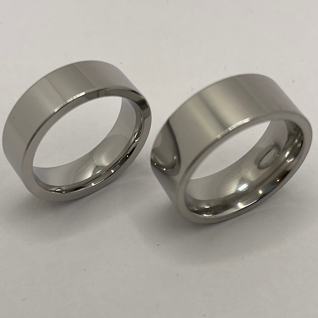 Cobalt chrome flat top ring
