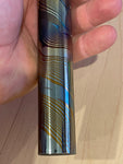 Zirconium-Titanium Damascus Patterned bar stock per inch