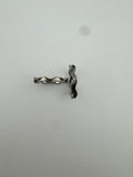 Clam shell titanium inlay ring