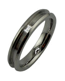 Cobalt chrome channel, rounded edge ring core