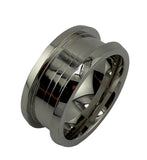 Cobalt chrome channel, rounded edge ring core