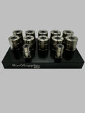 Master Ring Maker Mandrel set, Aluminum, Brass, Stainless steel, Delrin ring mandrel sets