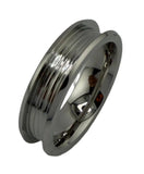 Cobalt chrome channel, rounded edge ring core