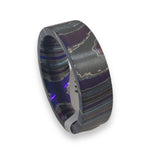Customizable Zirconium Titanium Damascus ring cores