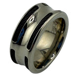 Stainless Steel ring core with 2 channels for inlay and stainless cables ZBL-6307U