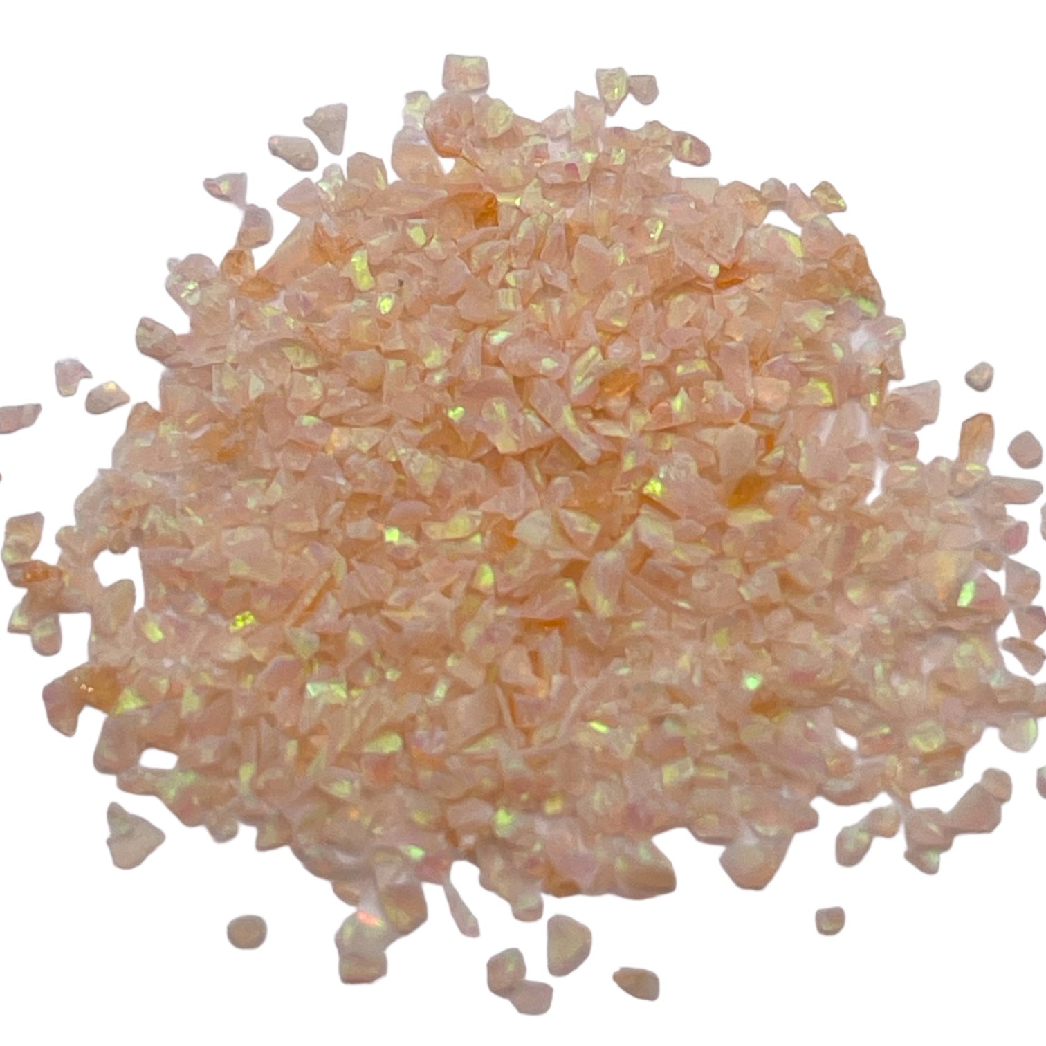 Sunset Orange Crushed Opal