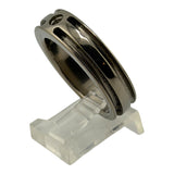 Titanium 2 channel semi set ring core ZBL-1503A