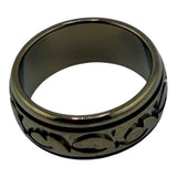 Black Titanium Viking ring core ZBL-8418B