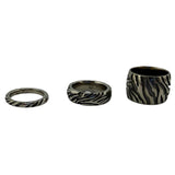 Titanium Finger print ring core R3003-3008-3010A