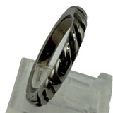 Titanium Finger print ring core R3003-3008-3010A