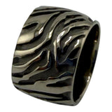 Titanium Finger print ring core R3003-3008-3010A