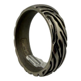 Titanium Finger print ring core R3003-3008-3010A