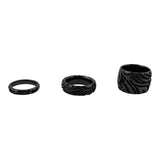 Black Titanium ring core R3003-3008-3010B