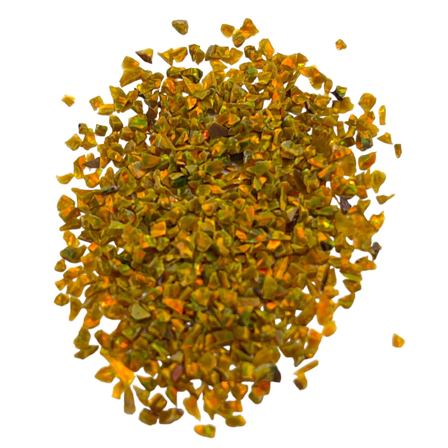 Multi Olive Crushed Opal