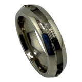 Titanium inlay channel ring core for horse hair ZBL-1110U