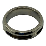 Titanium inlay channel ring core for horse hair ZBL-1110U