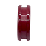 Red ceramic channel inlay ring cores