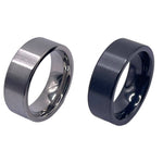 Customizable Black zirconium ring blank Unetched