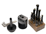 Indexing boring head set up kit, Morse taper and accessories