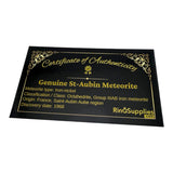 Meteorite Dust and Large shavings ring inlay material