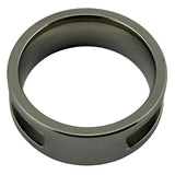 Stainless steel ring core for engraving in channel