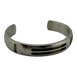 Inlay Bracelet, titanium and stainless steel