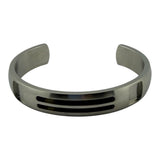 Inlay Bracelet, titanium and stainless steel