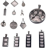 NEW DESIGN- Titanium inlay pendants and chains