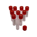 Clear plastic packaging tube / vials