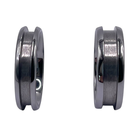 Rounded edge Tungsten Channel ring core