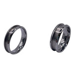 Rounded edge Tungsten Channel ring core