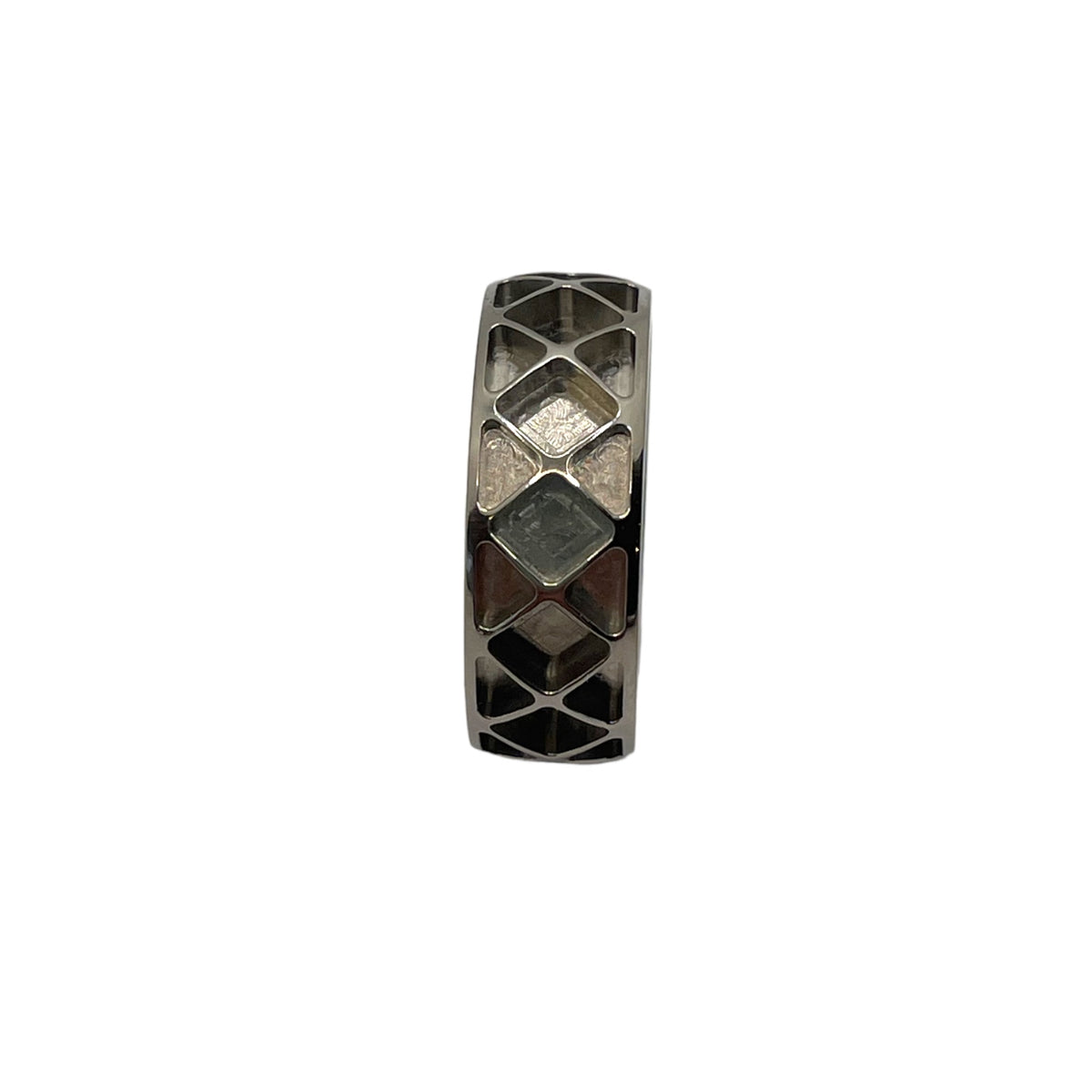 Titanium Triangle - Diamond inlay channel ring core – Ringsupplies.com