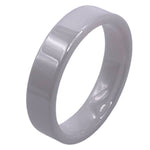 Customizable white Ceramic ring core 6 mm, 8 mm