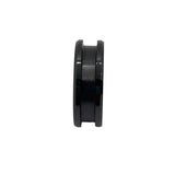 Black ceramic ring cores 4mm channel - ringsupplies.com 